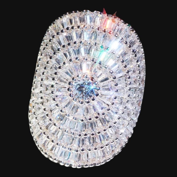 The Kaside Swarovski Crystals .925 Statement Ring - Picture 6 of 6